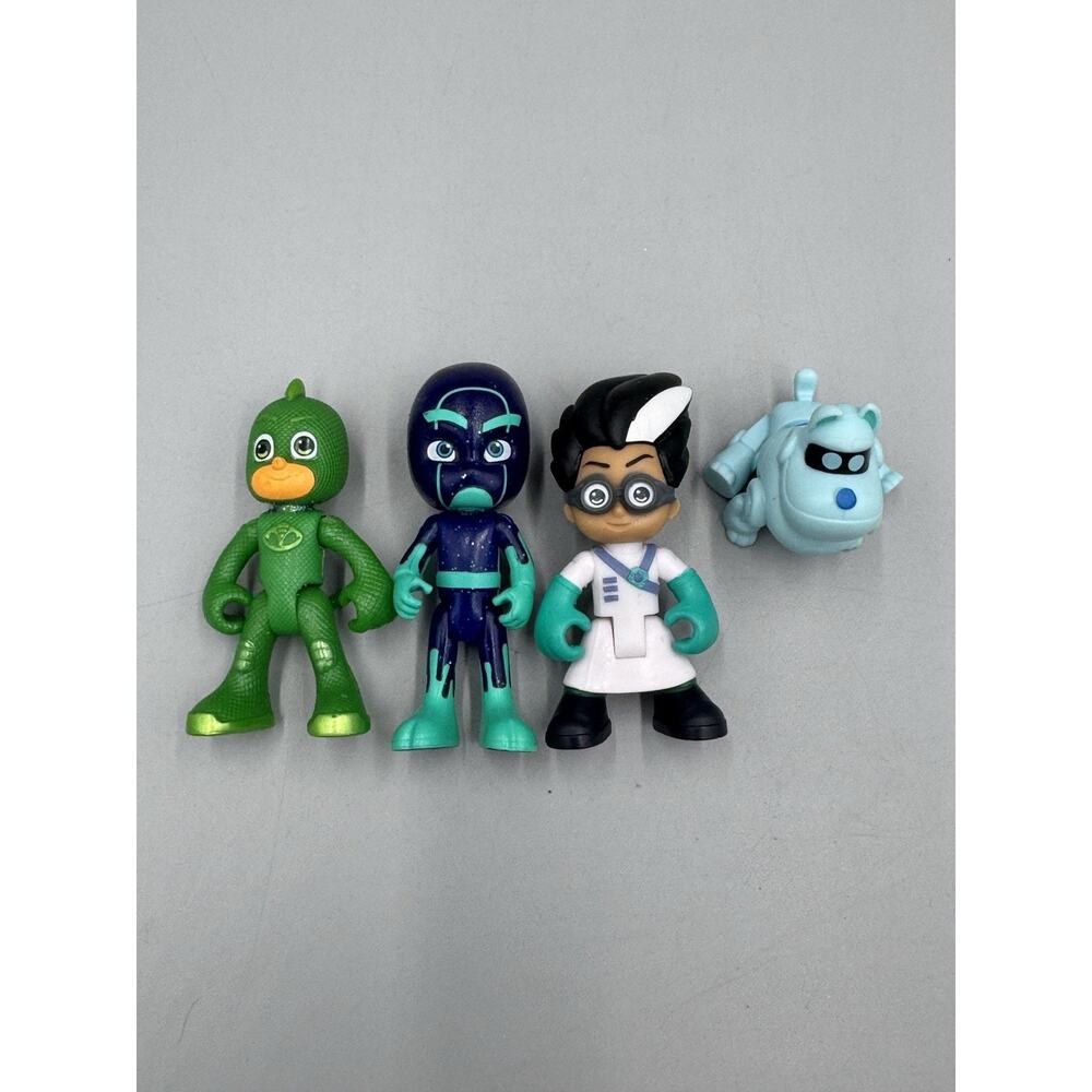 Disney Jr PJ MASKS Figures Toy Lot Of 4 Assorted Includes Dog